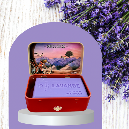 Iron Soap Box with Lavender Soap