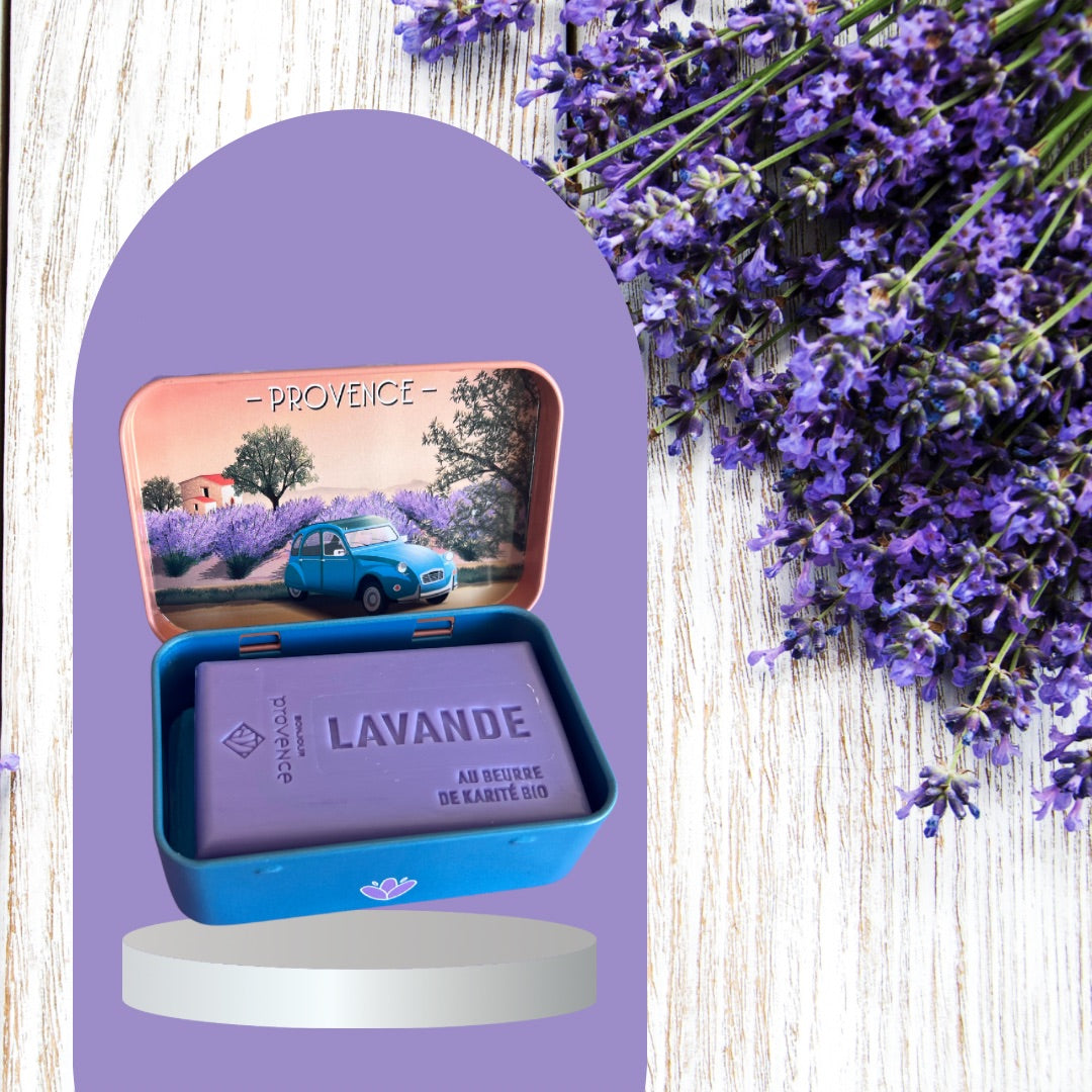 Iron Soap Box with Lavender Soap
