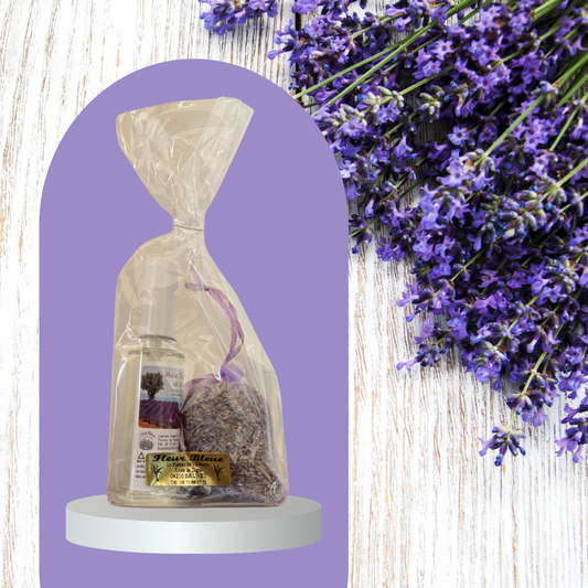 Aromatic Duo: Lavandin Essential Oil and Lavender Sachet