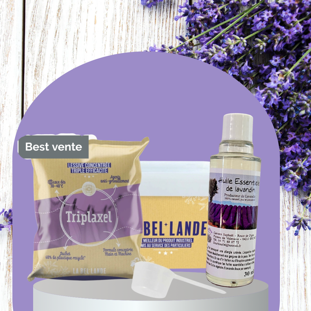 Kit lessive + huile essentielle